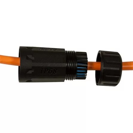 LogiLink Outdoor IDC CAT7 toldó fekete IP68