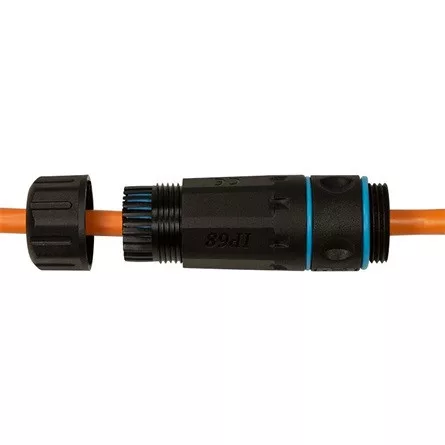 LogiLink Outdoor IDC CAT7 toldó fekete IP68