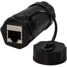   LogiLink RJ45 CAT6A UTP -> RJ45 CAT6A UTP F/F adapter fekete IP68