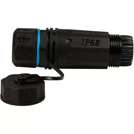 LogiLink RJ45 CAT6A UTP -> RJ45 CAT6A UTP F/F adapter fekete IP68