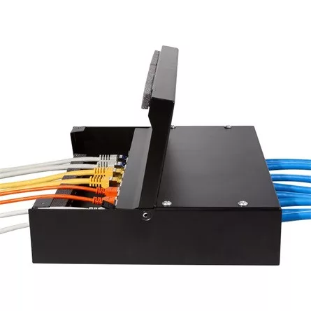 Delock Logilink Consolidation point box for 8 or 12 keystone modules, black