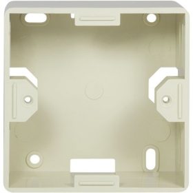  Logilink Surface back box for flush mount outlets, pearl white