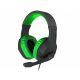 Genesis ARGON 200 gaming fejhallgató headset zöld