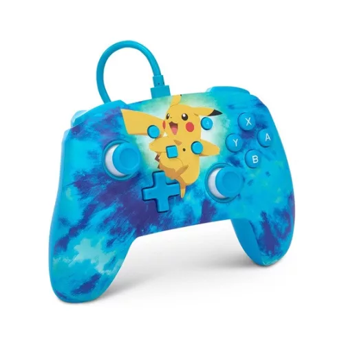 PowerA GP PowerA Enhanced Nintendo Switch vezetékes kontroller - Tie Dye Pikachu