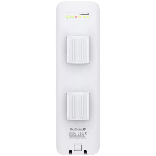 Ubiquiti NanoStation NSM2, 2.4 GHz, 150+ Mbps, range 13+ km, 11.2 dBi, Pole Mounting kit included, Power method - Passive Power over Ethernet,airMAX,EU