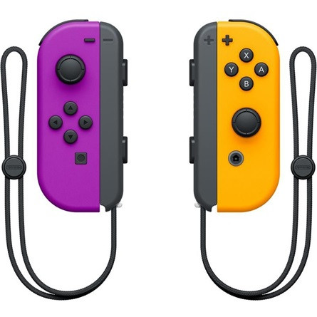Nintendo Nintendo Switch Joy-Con pár Bluetooth gamepad játékvezérlő lila-narancssárga (Neon Purple / Neon Orange)