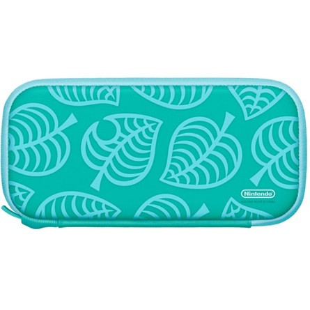 Nintendo Switch Lite Animal Crossing Carrying Case játékkonzol gaming tok fehér-zöld