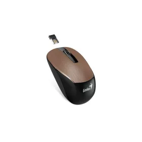   GENIUS Vezeték nélküli egér NX-7015, USB, 1200dpi, BlueEye, Rozsdabarna