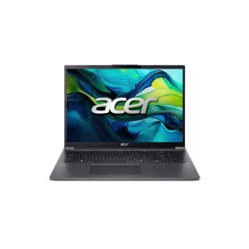   ACER Aspire A16-71M-77CC, 16" WUXGA, Intel Core Ultra 7 155H, 16GB, 1TB SSD, UMA, DOS, acélszürke