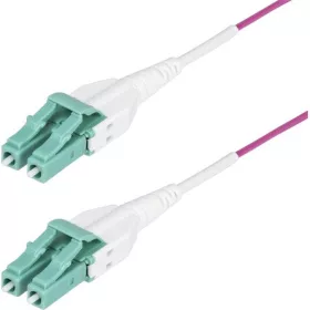   StarTech 1M OM4 MULTIMODE FIBER CABLE UNIBOOT/OFNR RISER/100G - 50/125