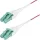 StarTech 1M OM4 MULTIMODE FIBER CABLE UNIBOOT/OFNR RISER/100G - 50/125