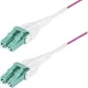 StarTech 1M OM4 MULTIMODE FIBER CABLE UNIBOOT/OFNR RISER/100G - 50/125