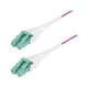 StarTech 30M OM4 MULTIMODE FIBER CABLE UNIBOOT/OFNR RISER/100G - 50/125