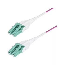   StarTech LC Duplex -> LC Duplex M/M adatkábel 40m rózsaszín OM4 Multimode, 50/125µm, 40G/100G