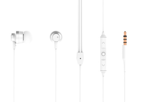 Nokia vezetékes fülhallgató, 3.5 mm jack, Fehér