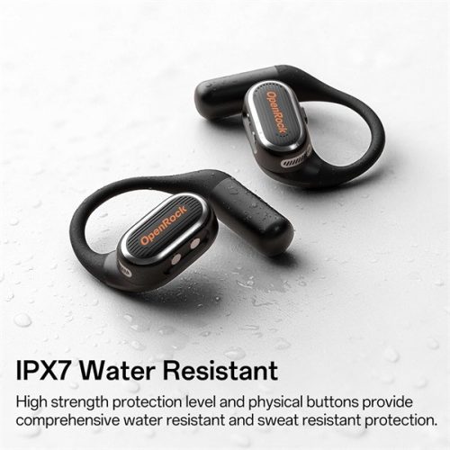 ONEODIO Sport Fejhallgató - OpenRock LINK 20 Black (premium, légvezetés, BT 6.0, fekete)