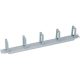 Logilink 19" Cable Organizer 1U w. plastic brackets, grey