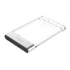 Orico Külső HDD/SSD Ház 2.5" - 2129U3-CR (USB-A 3.0, Max.: 4TB, átlátszó)