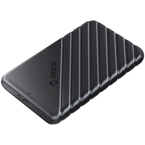 ORICO-2.5'' USB3.0 type-C HDD/SSD external enclosure - black (USB-C to USB-A cable included)