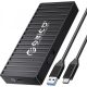 Orico Külső M.2 ház - 9606-C3-BK (USB-C -> M.2 SATA, 5 Gbps, fekete)