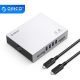 ORICO Type-C 15-in-1 10Gbps Multifunction Docking Station / input: USB-C 10Gbps; output: 2x USB-A 3.0, 4x USB-A 2.0, 1x USB-C 3.0, 1x TF/SD(USB2.0), 2x HDMI 4K/60Hz, 1x DP 4K/60Hz, 1x RJ45 (10...