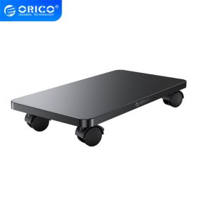   Orico Számítógép állvány - CPB6-BK (21,3 x 41 x 2 cm, gurulós, acél, fekete)