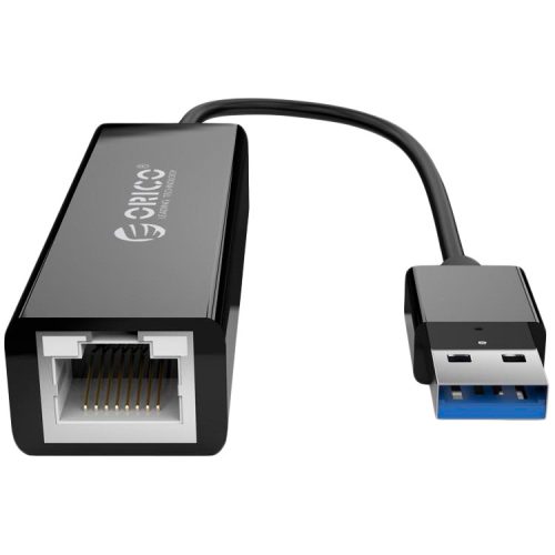 ORICO USB to Ethernet Adapter ORICO (, 1xUSB Type A (Male) - 1xRJ-45 (Female), USB 3.0/IEEE 802.3/Gigabit Ethernet) Black