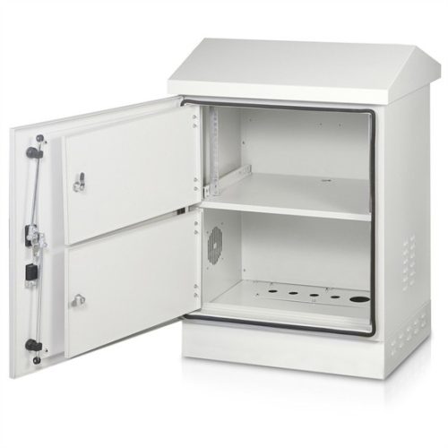 FORMRACK 20U 600x450 IP66 kültéri rack szekrény 100 mm lábazattal , dupla rétegű