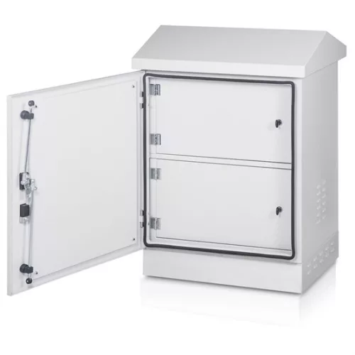 FORMRACK 20U 600x450 IP66 kültéri rack szekrény 100 mm lábazattal , dupla rétegű