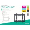 Omega 14"-42" monitor TV fali tartó fekete