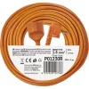Emos P01230R 30m/ 1aljzat/narancssárga/PVC/250V/1,5mm2 hosszabbító