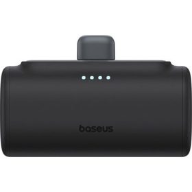   Baseus CHG Baseus Compact 20W gyorstöltő powerbank, 5000mAh, iPhone csatlakozóval, fekete