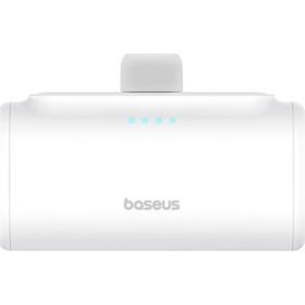   Baseus CHG Baseus Compact 20W gyorstöltő powerbank, 5000mAh, iPhone csatlakozóval, fehér