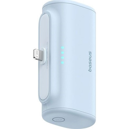 Baseus CHG Baseus Compact 20W gyorstöltő powerbank, 5000mAh, iPhone csatlakozóval, kék