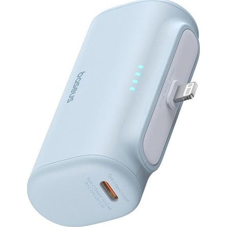 Baseus CHG Baseus Compact 20W gyorstöltő powerbank, 5000mAh, iPhone csatlakozóval, kék