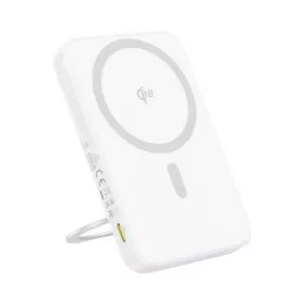   BASEUS PICOGO QI2 vésztöltő Type-C aljzat 5000mAh, kitámasztó, FEHÉR