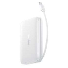  Baseus PicoGo Qi2 Magnetic vezeték nélküli gyorstöltő powerbank 10000 mAh, 27W, fehér