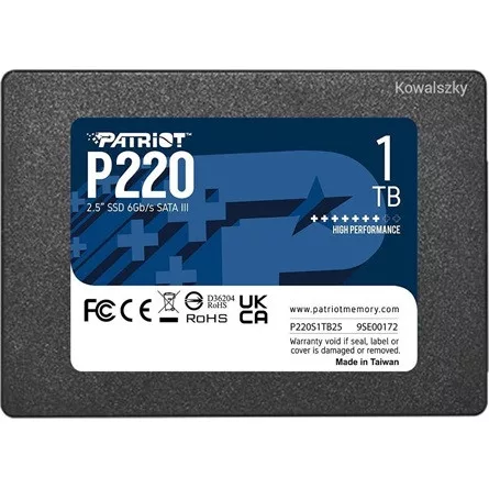 PATRIOT SSD Patriot 1TB P220 2,5" SATA3