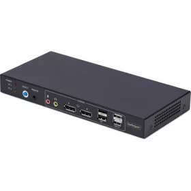   StarTech 2-PORT DISPLAYPORT KVM SWITCH DUAL-VIEW VIDEO MATRIX 4K 60HZ