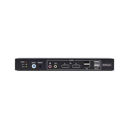 StarTech 2-PORT DISPLAYPORT KVM SWITCH DUAL-VIEW VIDEO MATRIX 4K 60HZ