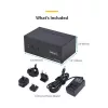 StarTech 2-PORT DISPLAYPORT + HDMI KVM DISPLAYPORT + HDMI 4K 60HZ