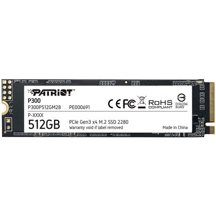 Patriot SSD Patriot 512GB P300 M.2 2280 PCIe NVMe