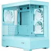 Zalman P30 MINT V2 táp nélküli ablakos MT Mini Tower számítógépház zöld