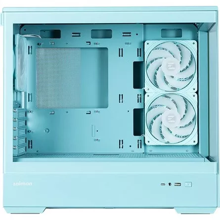 Zalman P30 MINT V2 táp nélküli ablakos MT Mini Tower számítógépház zöld