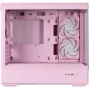 Zalman P30 PINK V2 táp nélküli ablakos MT Mini Tower számítógépház rózsaszín