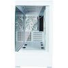 Zalman P30 WHITE táp nélküli ablakos MT Mini Tower számítógépház fehér