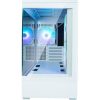 Zalman P30 WHITE táp nélküli ablakos MT Mini Tower számítógépház fehér