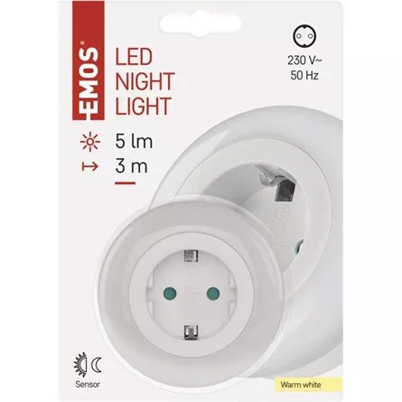Emos P3321 fotoszenzorral LED éjjeli fény