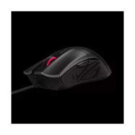   ASUS PER ASUS Vezetékes egér ROG GLADIUS II CORE USB Optikai, Fekete 6200DPI