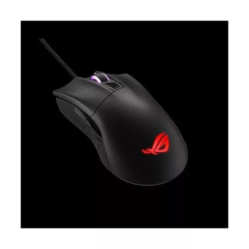 ASUS PER ASUS Vezetékes egér ROG GLADIUS II CORE USB Optikai, Fekete 6200DPI